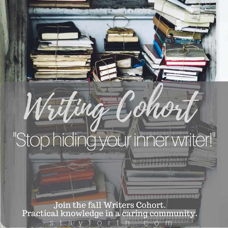 Break through your writing barriers! Announcing the writers cohort